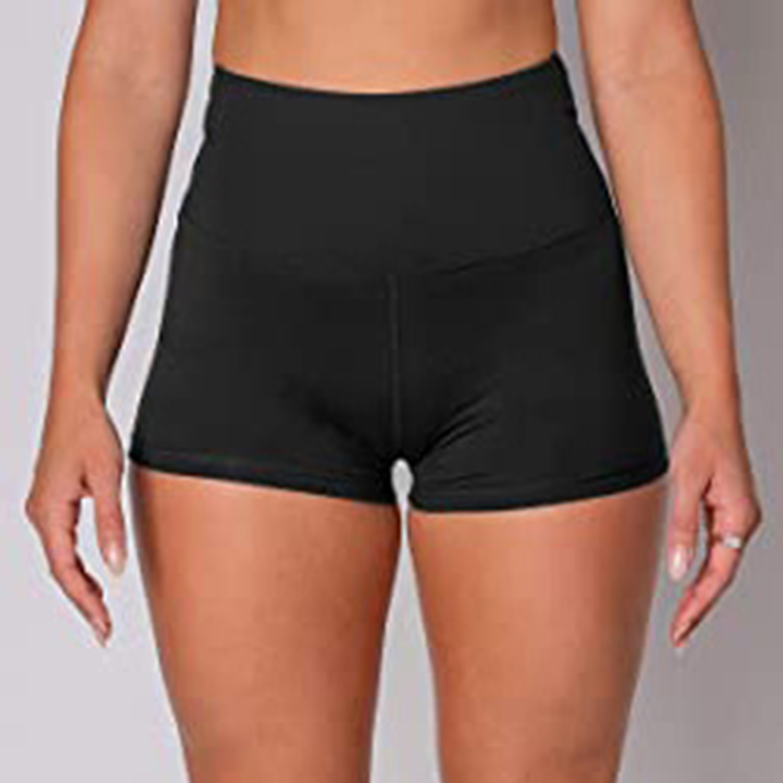 thumbnail image 4 of Pantalones ajustados de yoga de cintura alta para mujer: leggings elásticos de color liso para uso informal/diario/deportivo. Tallas asiáticas., 4 of 7